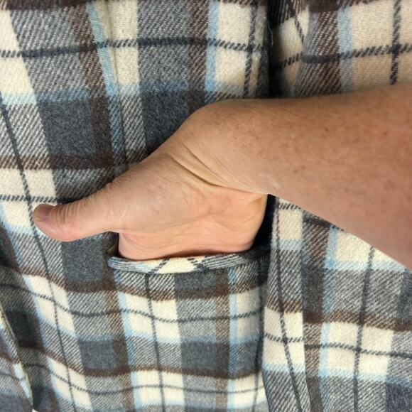 VTG White Stag Womens Plaid Wool Blend Blazer Size 12 English Countryside Preppy - Picture 2 of 9